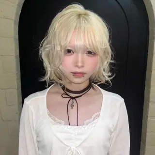 カラー ヘアアレンジ ユメナ ̖́-のヘアスタイル