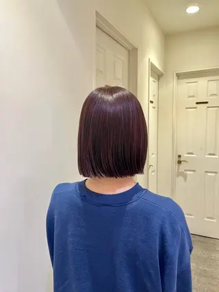 カラー 🎀ツヤカラー🎀 暖色カラー/amiのヘアスタイル