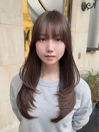 ロング 毛流れレイヤーカット Yudaiのヘアスタイル