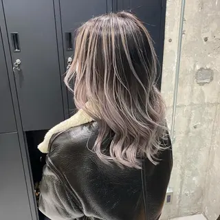 セミロング カラー 🌈透明感カラー ✨松田龍也🌈のヘアスタイル