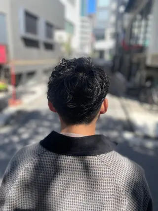 ショート パーマ メンズ 🌫️縮毛矯正/髪質 改善/ゆずる🌫️のヘアスタイル