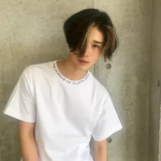 ミディアム メンズ 住本 大明のヘアスタイル