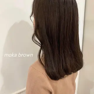 セミロング ParveMix 佐々木梨紗🤍のヘアスタイル