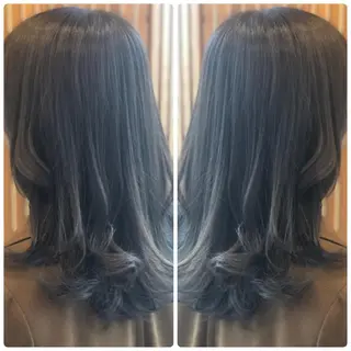 セミロング カラー 小山内 龍一郎 店長のヘアスタイル