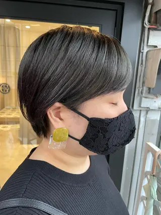 ショート カラー 🪞透けhair 🪞honokaのヘアスタイル