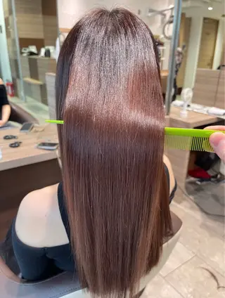 ロング 塚下 怜菜のヘアスタイル