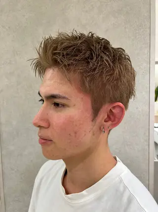 ショート メンズ メンズカットモデル 募集中 古内嵐史のヘアスタイル