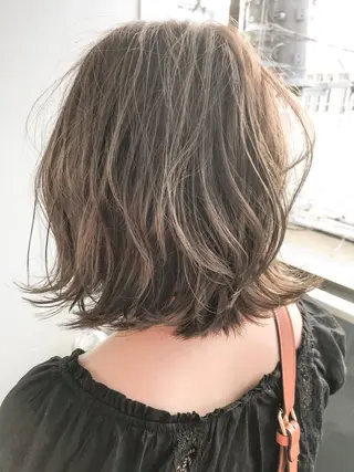 ミディアム カラー ショート/レイヤー なら石井知希のヘアスタイル