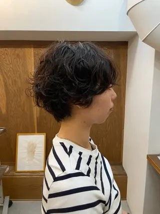 ショート 🍁ショートボブ. パーマ🍁陸来のヘアスタイル