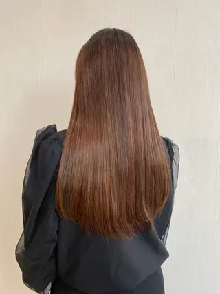 ロング カラー 佐藤 森夏のヘアスタイル