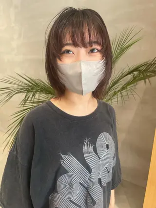 ミディアム wewe: momoeのヘアスタイル