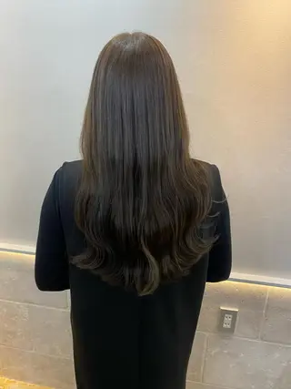 ロング カラー Rinka/梅田/ 透け感カラー🤎のヘアスタイル