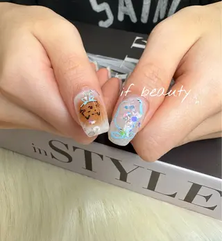 ネイル if Hair＆Nail Salon所属・IKA /海外ネイル /個性派/ワンホンのネイルデザイン
