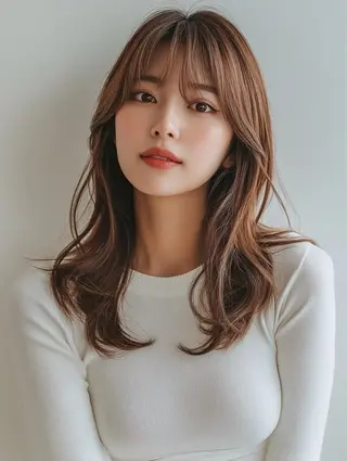 ロング カラー Misora/ボブ/ レイヤー/艶カラーのヘアスタイル