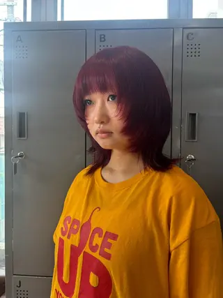 セミロング ☘️かわいいハイトー ン☘️nonokaのヘアスタイル