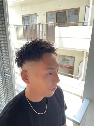 ショート パーマ メンズ メンズパーマ 北原寿樹のヘアスタイル