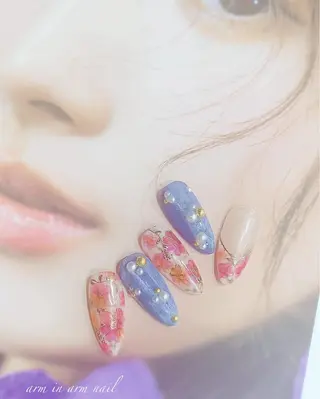 ネイル arm in arm ︎✿Yamamotoのマツエク・マツパデザイン