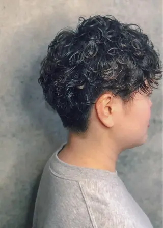 ショート パーマ 【雰囲気ﾍｱ☺︎】 岩井隼人のヘアスタイル