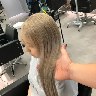 ロング カラー 矢島颯哉/ハイトーン ブリーチカラー💎のヘアスタイル
