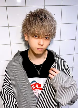 ショート カラー ヘアアレンジ メンズ ✨【公式】渋谷メンズ サロン BLUCK✨のヘアスタイル