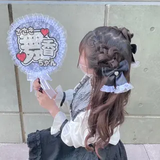 ヘアアレンジ オノ アカネのヘアスタイル