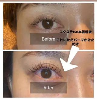 マツエク・マツパ beauty＆eyelush　RADIANCE所属・manaka .Tのマツエク・マツパデザイン