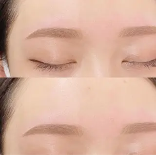 アイブロウ 束感まつ毛/ 韓国風♥︎YUIのマツエク・マツパデザイン