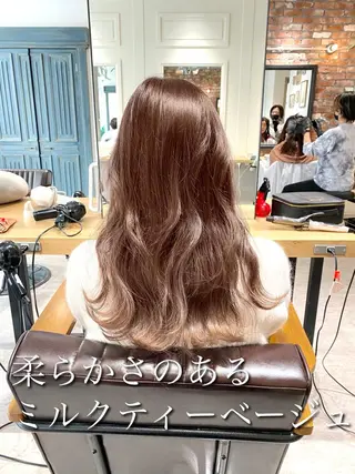 ロング カラー 艶髪カラー 渡辺岳也のヘアスタイル
