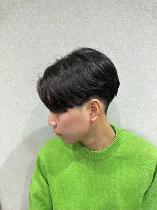 ミディアム パーマ ヘアアレンジ メンズ Mens Salon Gray by NYNY所属・Gray by NYNYのヘアスタイル