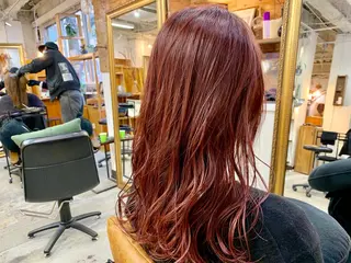 セミロング カラー LEB所属・下河 宗太のヘアスタイル