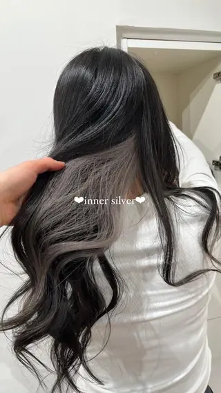 ロング カラー CHAINON所属・🤎HAZUKI🤎 ハイトーン✨のヘアスタイル