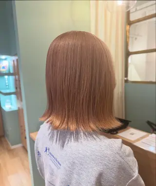 ミディアム カラー .*･ﾟカラーリスト .ﾟ･*.みおのヘアスタイル