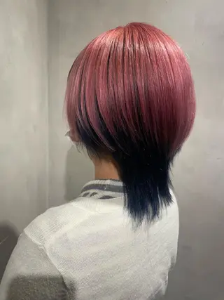 ミディアム カラー hisano / ハイトーン・透明感のヘアスタイル