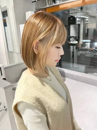 ショート カラー デザインカラー 小西勇次のヘアスタイル