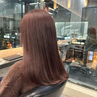 セミロング カラー Misora/ボブ/ レイヤー/艶カラーのヘアスタイル