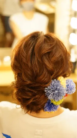 ロング ヘアアレンジ hair make  Lucciのヘアスタイル