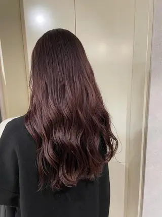 ロング カラー HAZEL 博多所属・shiori/ 博多美容室のヘアスタイル