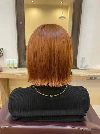 ミディアム 暖色＊ベージュ ＊くらたあやかのヘアスタイル