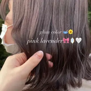 ミディアム 𝙢𝙞𝙮𝙪🎀 girly hairのヘアスタイル