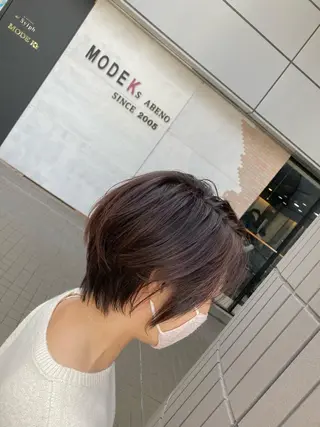 ショート カラー SHAFT Ieiriのヘアスタイル