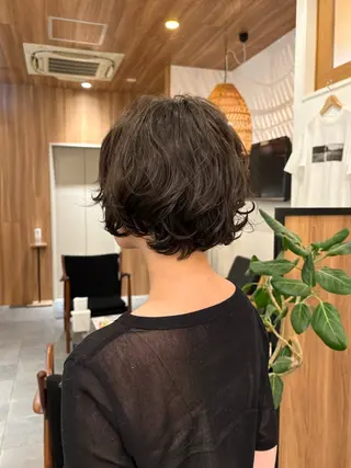 ショート パーマ BEAUTRIUM 穂乃香のヘアスタイル