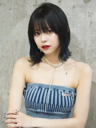 ミディアム 🎀しゅな/韓国 レイヤー/透明感♡のヘアスタイル