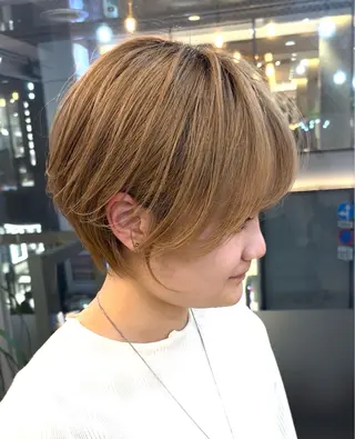 ショート HARUKI  MINATO Japan広島紙屋町店所属・hmj紙屋町店 脊戸智志のヘアスタイル