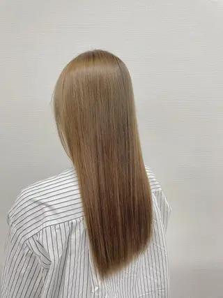 ロング カラー 中国人美容師/透明感 縮毛矯正/ジャックのヘアスタイル