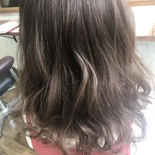 カラー ブリーチ毛縮毛矯正 👑山口のヘアスタイル