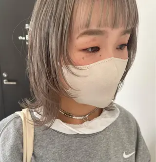 ショート カラー tablier所属・tablier 熊谷日菜子のヘアスタイル