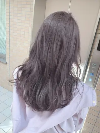 ロング カラー 髪質改善&韓国風 RINAのヘアスタイル