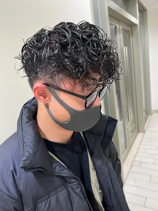 パーマ メンズ 圓子 快のヘアスタイル