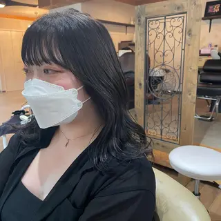 セミロング 🌼RIKA🌼レデ ィース専門💖のヘアスタイル