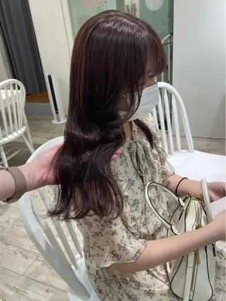 カラー 色落ちまで可愛く✨ モテカラー別所好葉のヘアスタイル